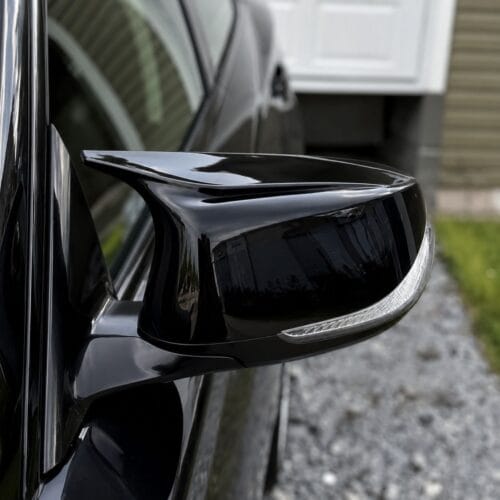 Q50 mirror caps gloss black
