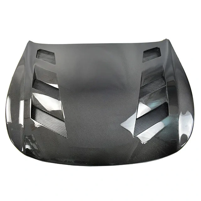 G37 Carbon Fiber Hood - Vented (AMS Style) - V7 Motorsports
