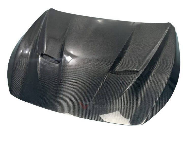 Q60 Carbon Fiber Hood - Vented (s-spec)