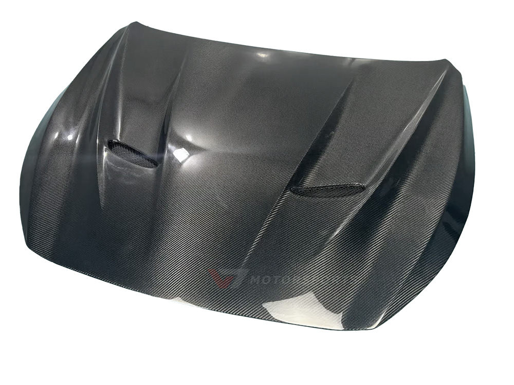 Infiniti Carbon fiber hood 41 Q60 Carbon Fiber Hood - Vented (S-Spec) - V7 Motorsports