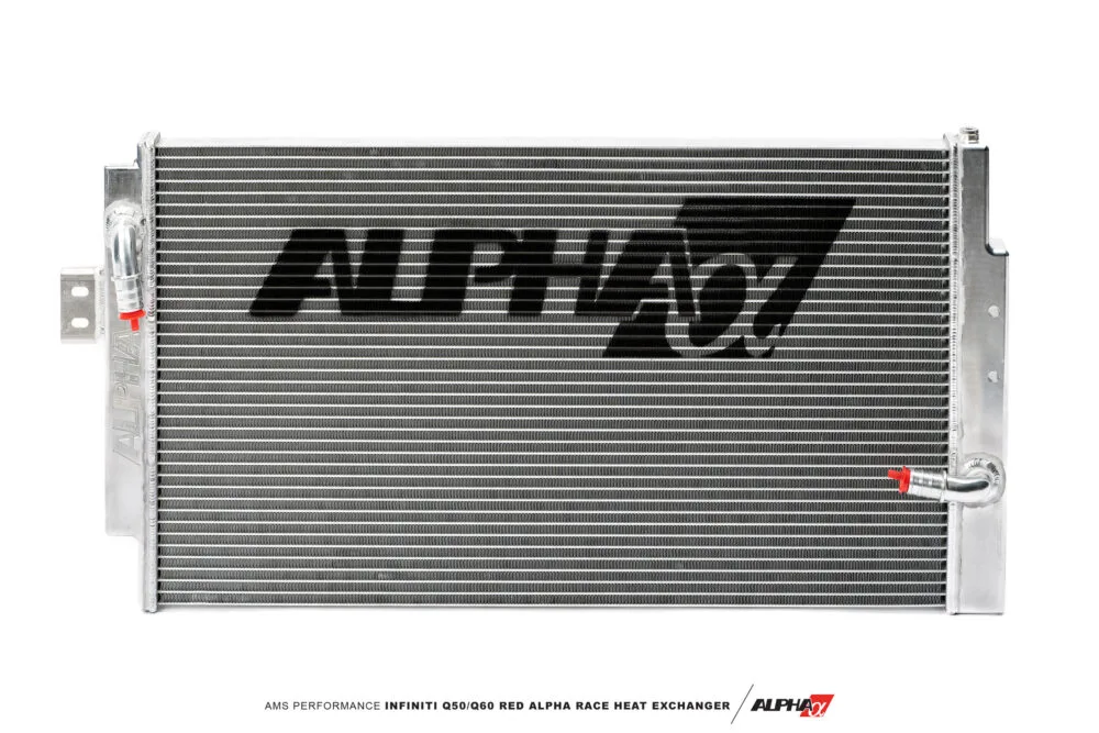 Q50/Q60 RACE HEAT EXCHANGER (RED ALPHA) - AMS PERFORMANCE - Image 5