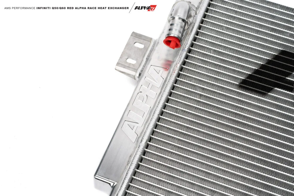 Q50/Q60 RACE HEAT EXCHANGER (RED ALPHA) - AMS PERFORMANCE - Image 6