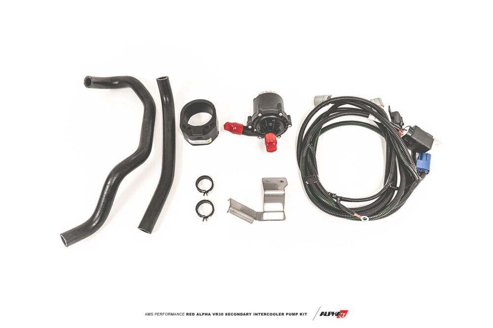 AMS Alpha INFINITI Secondary IC Pump 10 Q50/Q60 Auxiliary Intercooler Pump Kit (RED ALPHA) - AMS PERFORMANCE - V7 Motorsports
