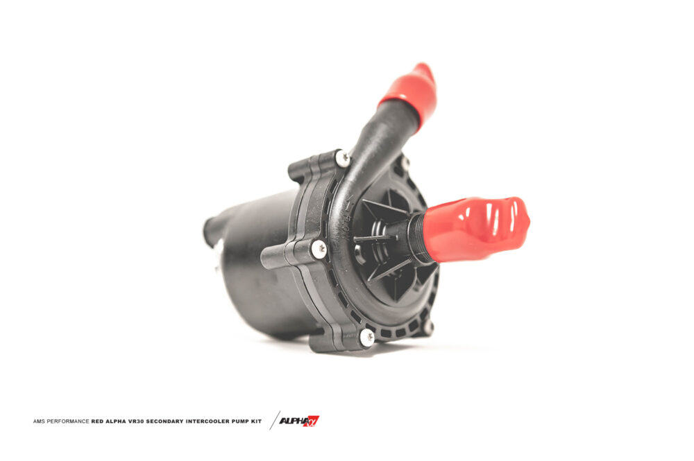 AMS Alpha INFINITI Secondary IC Pump 9 Q50/Q60 Auxiliary Intercooler Pump Kit (RED ALPHA) - AMS PERFORMANCE - V7 Motorsports