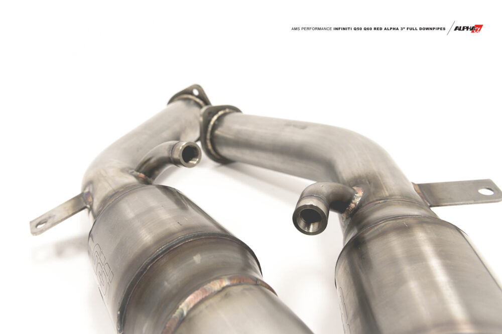 AMS red alpha full downpipes small VR30 Street FULL Downpipes – AMS PERFORMANCE - V7 Motorsports