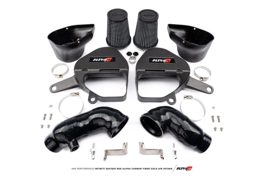 VR30 Carbon Intakes 1 1024x683 1 Q50/Q60 CARBON FIBER Cold Air Intake Kit - AMS PERFORMANCE - V7 Motorsports