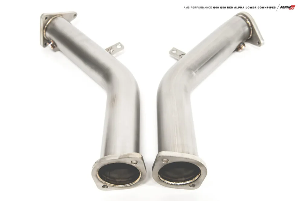 VR30 Race Lower Downpipes - AMS PERFORMANCE - Image 1