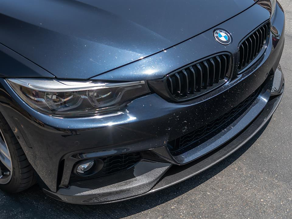 BMW 4 Series Carbon Fiber Lip – Performance Style (F32 / F33 / F36 ...