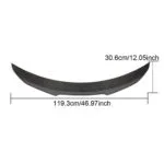 Q50 Carbon Fiber Spoiler - PSM Style (14-24' Models) - Image 9