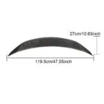 Q60 Carbon Fiber Spoiler - Duckbill Style (17-22' models) - Image 9