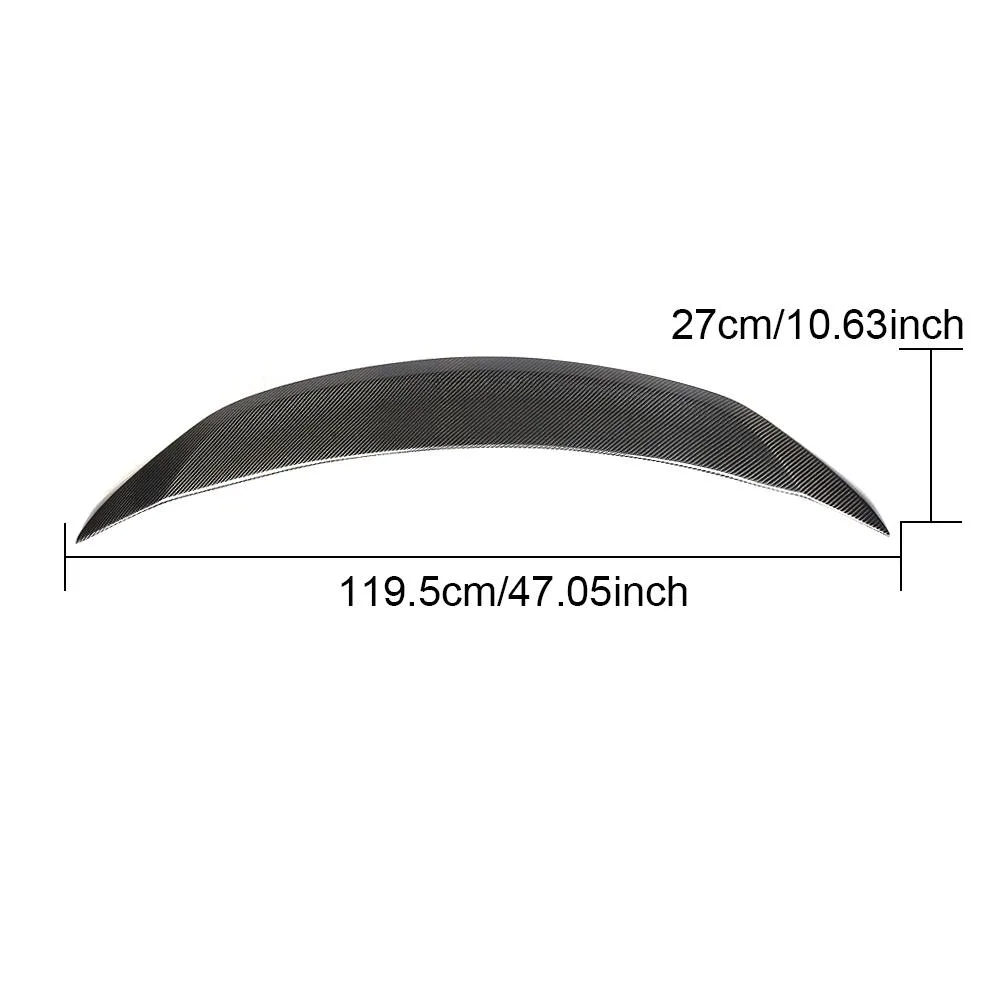 Q60 Carbon Fiber Spoiler - Duckbill Style (17-22' models) - Image 9