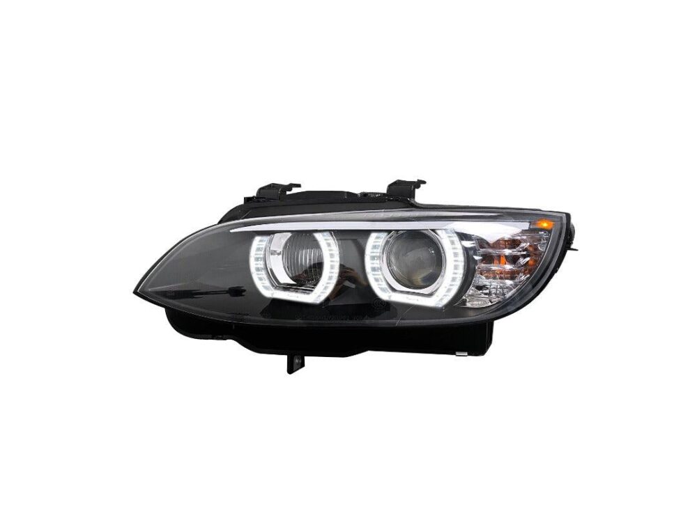 LCI Style Angel Eyes LED Headlights BMW E92 M3 3 Series Pre LCI LCI Style Angel-Eyes LED Headlights | BMW E92 M3 & 3 Series Pre-LCI - V7 Motorsports