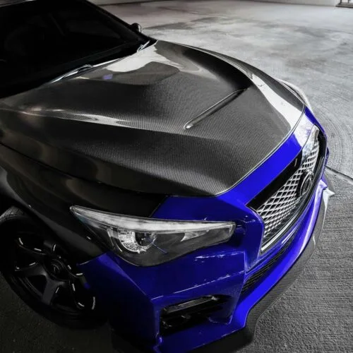 GTS-V1 Style Q50 Carbon fiber hood