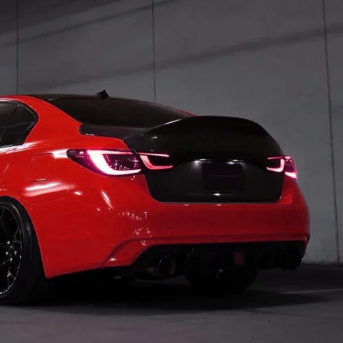 Q50 Full Carbon Fiber Trunk - Duckbill Style (2014-2024 models)