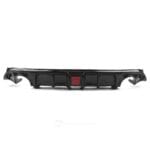 Q60 Rear Bumper Diffuser w/ Brake LED & Premium Gloss Black finish (17-22' models)