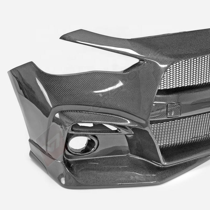 GTR-Style Q50 Carbon Fiber Front Bumper Replacement w_ Premium Gloss Finish (All Q50 years_trim) (11) GTR-Style Q50 Carbon Fiber Front Bumper Replacement w/ Premium Gloss Finish (All Q50 years/trim) - Image 6