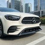 Mercedes W213 Front Bumper Lip - Gloss Black | E300, E53 AMG (2021-2023)