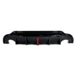 V-spec Q50 Rear Bumper Diffuser w/ Race Strip Brake LED - Gloss Black V2 (14-17' & 18'+ models) - Image 4
