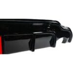 V-spec Q50 Rear Bumper Diffuser w/ Race Strip Brake LED - Gloss Black V2 (14-17' & 18'+ models) - Image 6