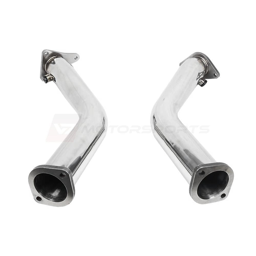 Q50 Q60 3.0T Catless Lower Downpipes Upgrade Kit VR30 2016 Non Resonated 2 1 Home - V7 Motorsports