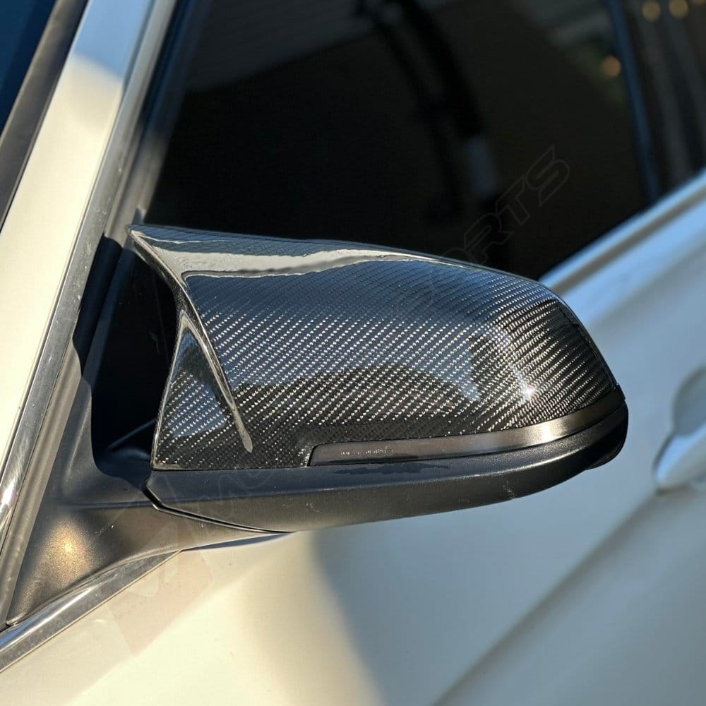 BMW F-Series Carbon Fiber Mirror Cap Set - F22, F30, F32, F87 (2012-2020)v7m BMW F-Series Carbon Fiber Mirror Cap Set - F22, F30, F32, F87 (2012-2020)