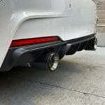 BMW F30 Rear Bumper Diffuser - Gloss/Matte Black (M-Sport Bumper, 2012-2018) - Image 8