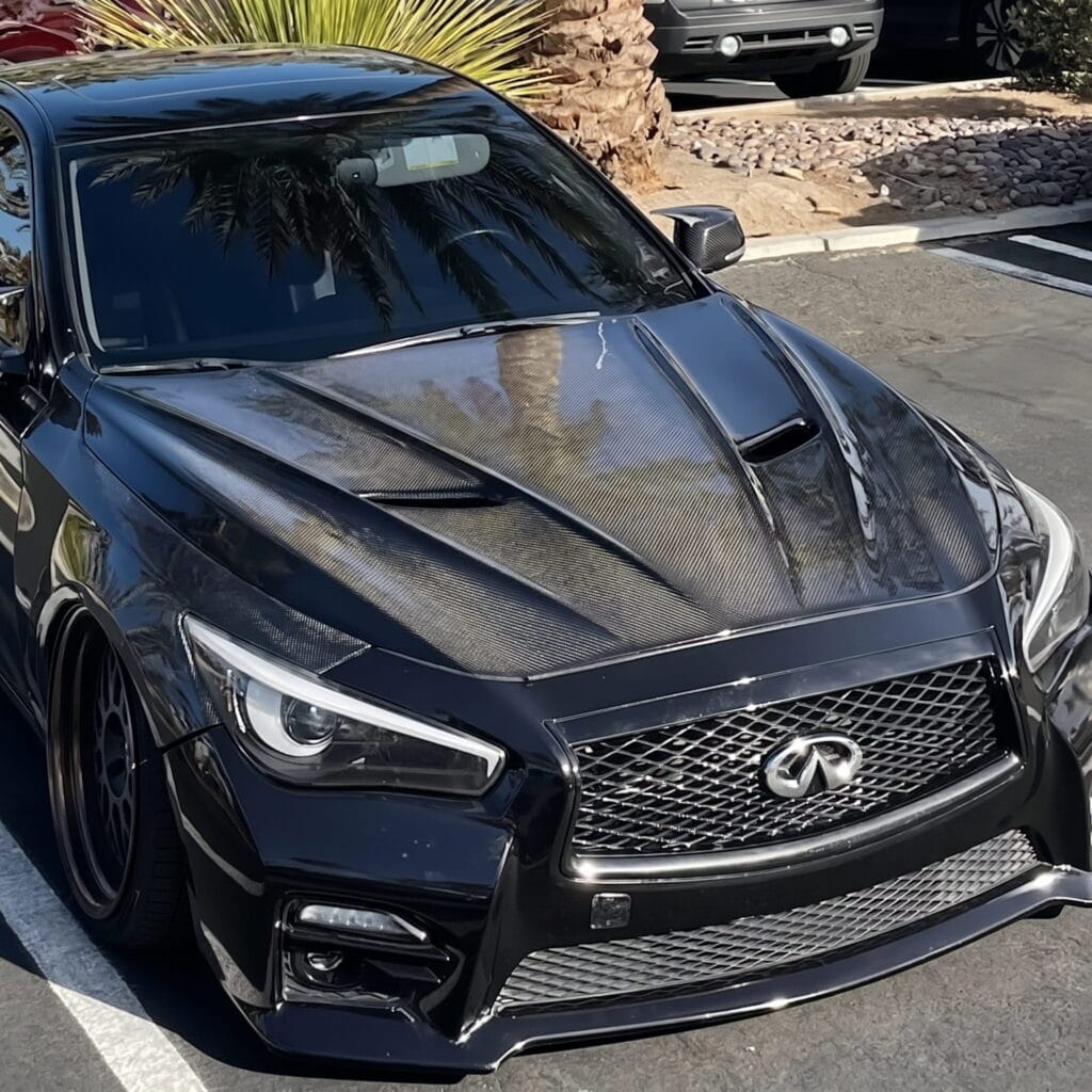 Q50 Carbon Fiber Vented Hood